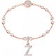 Swarovski Z betű rozé charm 5437627