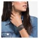 Swarovski Power szürke duplasoros textil karkötő 5512509