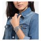 Swarovski Power ezüstszürke duplasoros textil karkötő 5511698