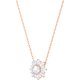 Swarovski Rozé nyaklánc swarovski napsugárral 5451376