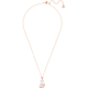 Swarovski Rozé nyaklánc ragyogó swarovski hattyú medállal 5473024