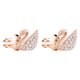 Swarovski Rozé fülbevaló swarovski hattyúval 5144289