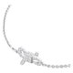 Swarovski Ezüst színű karkötő swarovski masnival 5469983