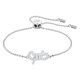 Swarovski Ezüst színű karkötő swarovski masnival 5469983