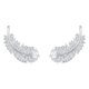 Swarovski Ezüst színű fülbevaló swarovski tollal 5482912