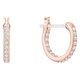 Swarovski Rozé függő fülbevaló swarovski tollal 5497872