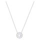 Swarovski Ezüst színű nyaklánc mozgó swarovski kristállyal 5286137