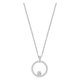 Swarovski Ezüst színű nyaklánc swarovski kör medállal 5198686