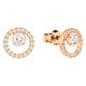 Swarovski Rozé kör fülbevaló swarovski kristállyal 5692263