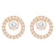 Swarovski Rozé kör fülbevaló swarovski kristállyal 5692263