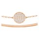 Swarovski Rozé dupla karkötő swarovski pávé körrel 5274892