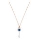 Swarovski Rozé nyaklánc swarovski Nazar szeme kulcs medállal 5437517