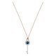 Swarovski Rozé nyaklánc swarovski Nazar szeme kulcs medállal 5437517