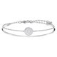 Swarovski Ezüst színű dupla karkötő swarovski pávé körrel 5389044