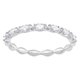 Swarovski Ezüst színű marquise gyűrű swarovski kristályokkal 