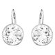 Swarovski Bella ezüst színű fülbevaló nagy swarovski kristállyal 883551