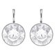 Swarovski Bella ezüst színű fülbevaló nagy swarovski kristállyal 883551