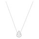 Swarovski Sparkling Dance ezüst színű nyaklánc mozgó swaroski kristállyal 5451992