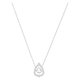Swarovski Sparkling Dance ezüst színű nyaklánc mozgó swaroski kristállyal 5451992