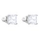 Swarovski Attract ezüst színű négyzet fülbevaló swaroski kristállyal 2  5430365