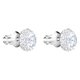 Swarovski Angelic ezüst színű fülbevaló swarovski kristállyal 1081942