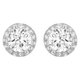 Swarovski Angelic ezüst színű fülbevaló swarovski kristállyal 1081942