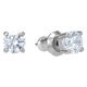 Swarovski Attract Stud ezüst színű fülbevaló swarovski kristállyal 5509937