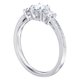 Swarovski Attract Trilogy ezüst színű gyűrű swarovski kristállyal 