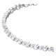 Swarovski Subtle ezüst színű karkötő swarovski kristályokkal 5465384