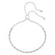 Swarovski Subtle ezüst színű karkötő zöld swarovski kristályokkal 5465355