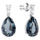 Swarovski Vintage ezüst színű ékszer szett kék swarovski kristállyal 5421820