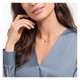 Swarovski Rozé ékszer szett fekete swarovski tollal 5506761