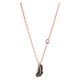 Swarovski Rozé ékszer szett fekete swarovski tollal 5506761