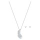 Swarovski Ezüst színű ékszer szett swarovski toll medállal 5506758