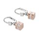 Coeur de Lion Rozé függő fülbevaló pávé swarovski kristállyal 4966/20-1631