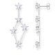 Thomas Sabo Ezüst függő fülbevaló szikrázó csillagokkal H2083-051-14