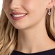 Swarovski Függő fülbevaló piros szívvel 5456979