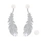 Swarovski Fehér toll függő klipsz gyönggyel 5497866
