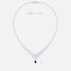 Swarovski Lousion nyaklánc fehér és kék kristállyal 5419234