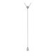 Pandora ékszer Geometriai elegancia Y ezüst nyaklánc 398504C01-60