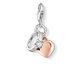 Thomas Sabo Ezüst gyűrű charm rozé szívvel 1000-416-14