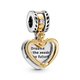 Pandora ékszer A természet szíve shine ezüst charm 768668C01