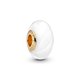 Pandora ékszer Fehér hullámzó üveg shine charm 768752C01