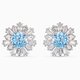 Swarovski Napfény fülbevaló kék és fehér kristályokkal 5536741