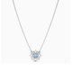 Swarovski Napfény medál láncon kék és fehér kristályokkal 5536742