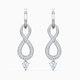 Swarovski Infinity függő fülbevaló swarovski kristályokkal 5520578