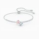 Swarovski Sliding karkörő fehér és rózsaszín kristállyal 5517120