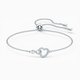 Swarovski Szív és végtelen sliding karkötő kristállyal 5604200
