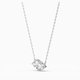 Swarovski Ezüst színű nyaklánc dupla szív kristállyal 5517117