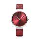 Bering Classic bordó ezüst női óra 14531-303